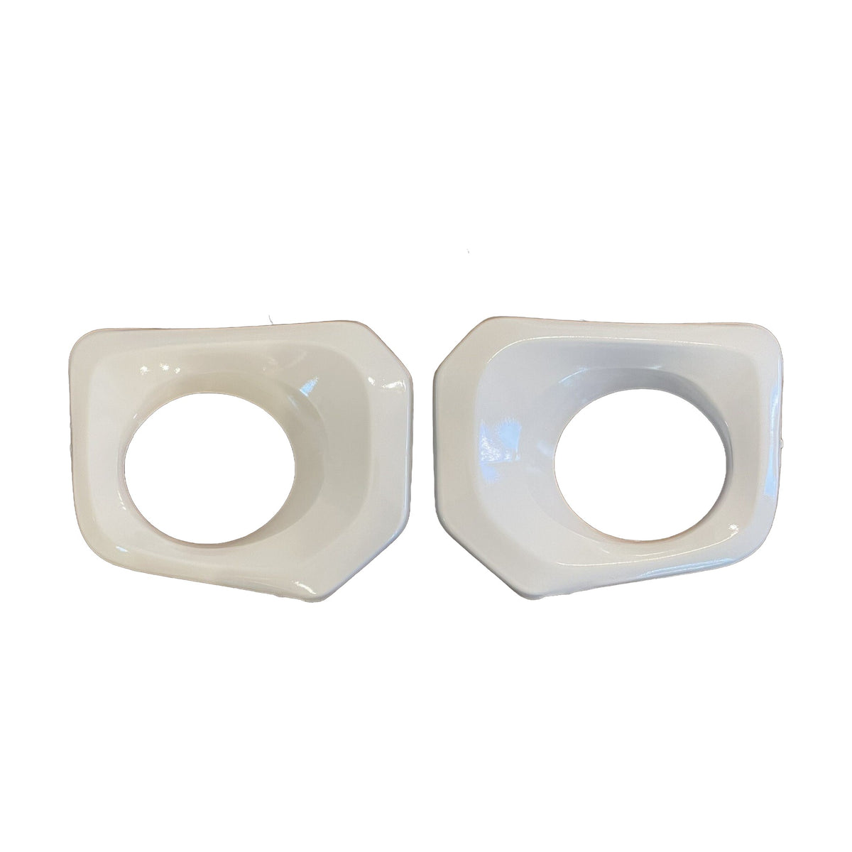 Tacoma Fog Light Bezel Set LH + RH Super White (040)