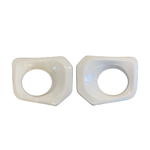 Tacoma Fog Light Bezel Set LH + RH Super White (040)