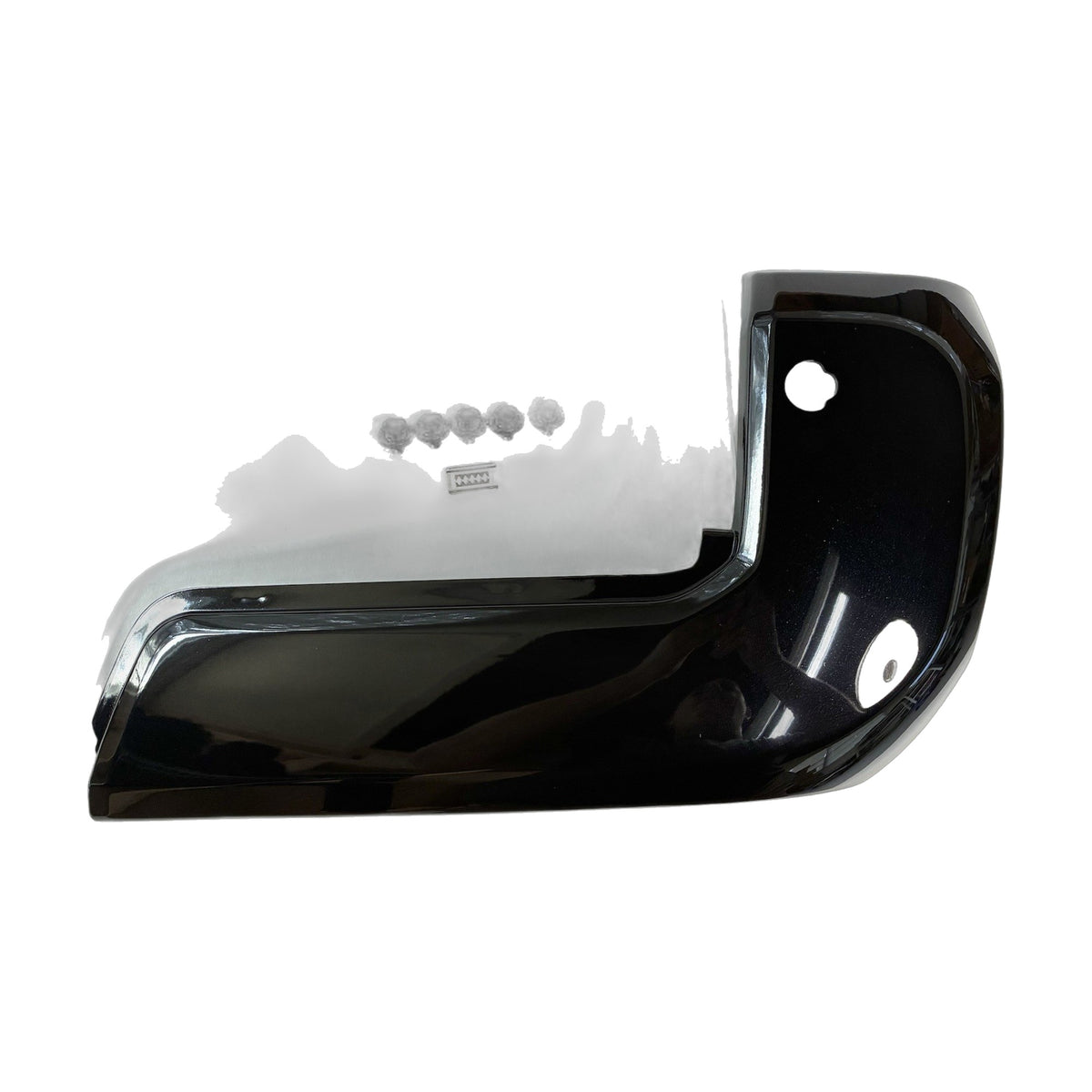 Tacoma Passenger Rear Bumper End Cap Attitude Black (218)