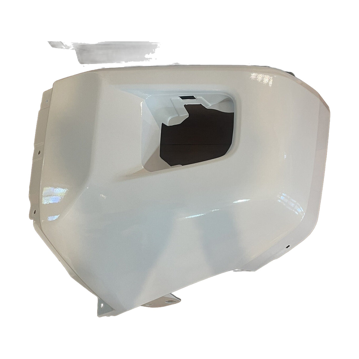 Tundra Front Bumper End Cap Super White (040) detail