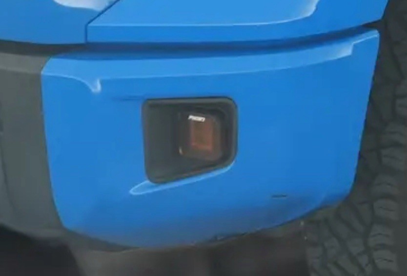 Tundra Front Bumper End Cap Voodoo Blue (8T6) Driver
