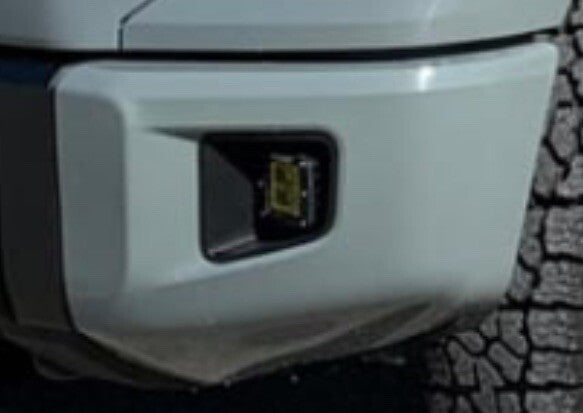 Tundra Front Bumper End Cap Lunar Rock (6X3) Driver