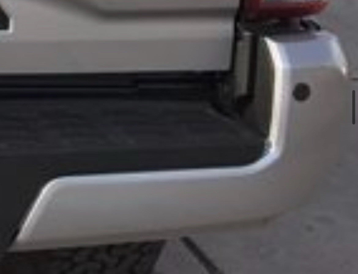 Tacoma Passenger Rear Bumper End Cap Silver Sky (1D6)
