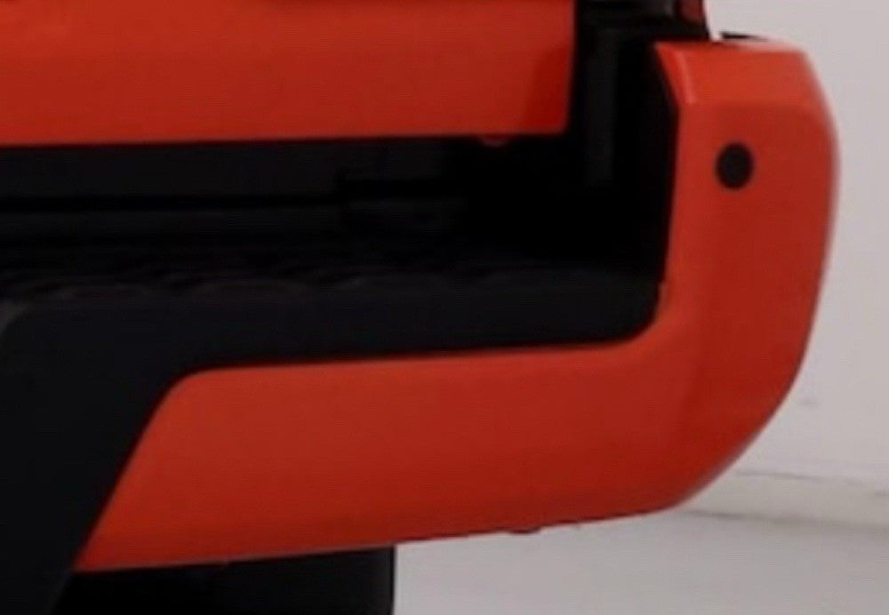 Tacoma Passenger Rear Bumper End Cap Inferno (4X0)